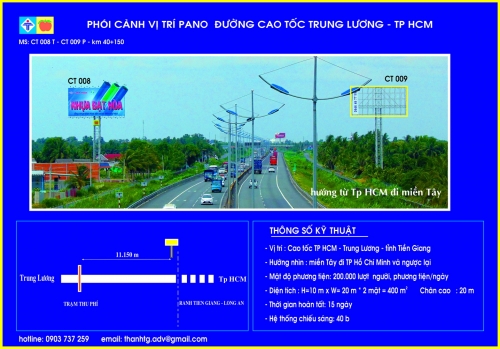 Cao tốc TpHCM - Trung Lương ( chờ khách )